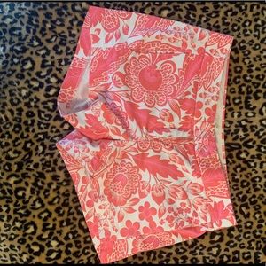 JCrew pink floral shorts